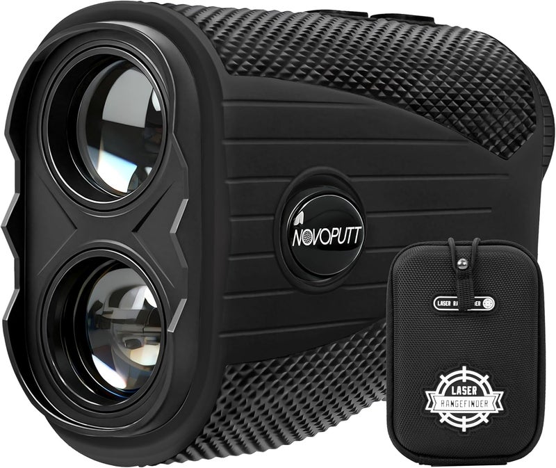 NOVOPUTT Golf Range Finder with Slope -1200 Yards Laser Rangefinder for Golf & Hunting,7X Magnification,Flag Locking Vibration,USB-C Rechargeable & Magnet Stripe,Best Golf Accessories Gift with Hard Shell Case - Image 1
